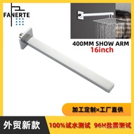 Stainless Steel Accessories In-Wall Pipe 40cm Shower arm arm Shower Sprinkler Shower Column Square C