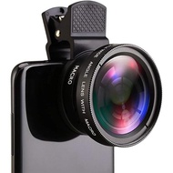 CM Lensa Kamera Eksternal 2In1 Lensa Super Wide Angle Lens+Macro Smartphone 12.5x Dengan Klip Untuk