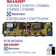 ESX715 ESX805 ESX905 EWT654XW WASHING MACHINE PCB BOARD ESX115 Sharp