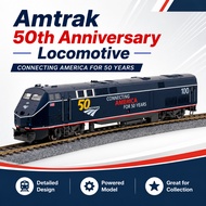 Kato USA Model Train Product N GE P42 Amtrak Midnight Blue #100 with 50th Anniversary Logo (176-6035