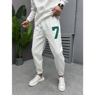 Bear Jogger Felt Pants (3 colors) 5D Printed Number 7 Style, Youthful, Dynamic, Cool Code GAREM777P 