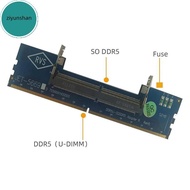 ziyunshan Laptop DDR5 RAM To Desktop DDR5 U-DIMM Adapter Protection Memory Card Converter DDR5 Memor
