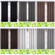 BRIGHT Ring Curtain/ 8 rings katrina cloth dark color curtain or light color curtain 6ft or 7ft