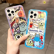 Cartoon Transparent Casing Huawei Mate 20 30 40 P50 Pro P40 P30 P20 Lite Nova 3E 4E Y9A Y7A Y9S Y7 2019 Honor 10 Play 8X Phone Case Cartoon Monster Silicone Transparent Shockproof Soft Clear Protector Cover