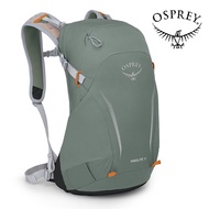 【Osprey 美國】Hikelite 18 輕量網架背包 附防水套 松葉綠｜登山健行背包 多功能運動背包