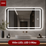 XONO brand wall-mounted rectangular Led mirror, broken packaging, super flattering mirror, many size
