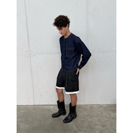 Round Neck Long Sleeve Jeans SHIRT 67PERCENT/67% - TOKYO DENIM SHIRT