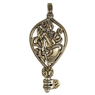 Dryad Design Bronze Goddess Frigga's Key Pendant