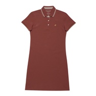 GIORDANO Women's Frog Polo Dress (05463411) - 88 - Baked Bean