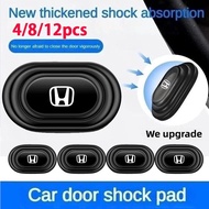 [Ready Stock]4/12pcs Car Door Shock Absorber Gasket Sound Proof Rubber Door Switch  Door Buffer Car Door Collision Car Stickers for Honda Civic City Odyssey Vezel CRV Accord