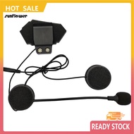 SF  BT12 Motorcycle Helmet Headset Bluetooth-compatible Intercom Hands-free Microphone Earphone