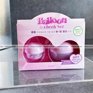 Etude Balloon blush Set in cheek Lavender (with mini size)