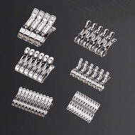 Stainless Steel Clip Clothes Clip Windproof Clip Clip Hanger Open Clip Drying Quilt Clip Large Quilt