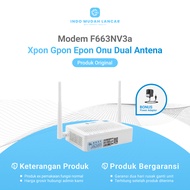 ZTE F663NV3a Xpon Modem Gpon Epon Onu Dual Antenna Used Original Bonus Adapter