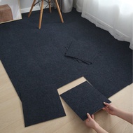 10pcs Vinyl Carpet Tiles, Peel And Stick, Cuttable Squares, Easy DIY Installation, Size: 11.8 Inches