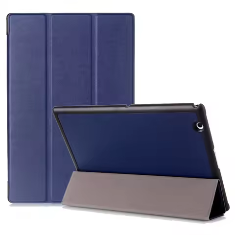 For Sony Xperia Z2 Tablet Case Tri-Folding PU Leather Stand Cover For Sony Xperia Z2 Case Tablet Coq