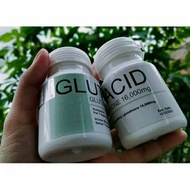 Glutacid 16000 Mg Ori Pemutih Tubuh dan Wajah  Cepat Permanen