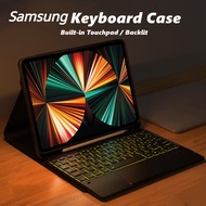 Magnetic Detachable Wireless Bluetooth Backlight Keyboard Case for Samsung Galaxy Tab S9 S8 S7 FE A9