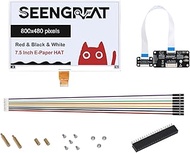 7.5inch 3-Color E-Paper Display (Black/White/Red) 800x480, SPI E-Ink Screen Module Full/Fast/Partial