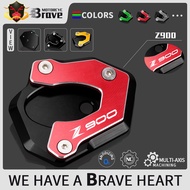 2022 2021 For KAWASAKI Z650 Z900 Z900RS Z 650 900 900RS  Motorcycle Side Stand Pad Plate Kickstand E