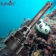 YUPARD Brand IP68 Professional Underwater Diving Flashlight XHP90 LED Scuba Dive Waterproof Lantern 