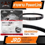 POWER LINK สายพาน JRD Storm-Z / Snow-Baby / Typhoon 125cc อะไหล่รถ มอเตอร์ไซค์ สายพานมอเตอร์ไซค์ อะไ