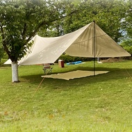 【🇲🇾Stock】🔥4.5m x 6m Super Large Flysheet Camping Tarp Multifunctional Hammock Tarp Shelter Lightweig