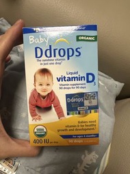 Baby Ddrops Liquid Vitamin D3 400 IU 90 Drops Organic