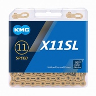 KMC BICYCLE CHAIN X11SL GOLD 11 SPEED - 6120
