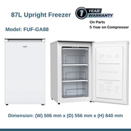 Farfalla Upright Freezer 87L (FUF-GA88), Latest Model