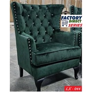 JASMINE 044, L30" x D22" x H46" Chesterfield Series TRENDY Lounge / Wing Chair. RM 1,789, SAVE 50% R