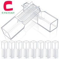 [LA19REA]Disposable 200pcs 1.5ml Plastic Cuvette Polystyrene Cuvette with Two Light for Spectrophoto