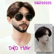 Hair Wig - Men's Wig - D&D10101 - Black - Men's Wig - Korean Wig