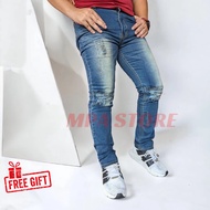 JEANS KOYAK KAIN GETAH AJ3 / RIPPED JEANS STRETCHABLE / JEANS KOYAK TAMPAL