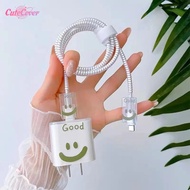 CuteCover iPhone Charger Cable Protector Love Butterfly Soft Shell Charger Transparent Protective iP