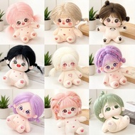 20CM Cotton Doll Fried Hair Star Doll Doll 20CM Nude Doll with Skeleton Doll