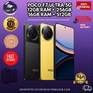 ORIGINAL POCO F7 ULTRA 5G 12GB RAM + 256GB | 16GB RAM + 512GB | 1 YEAR POCO MALAYSIA WARRANTY
