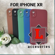 Softcase Macaron Pro Camera iPhone XR Silicone