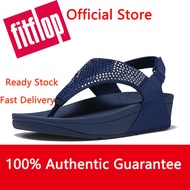 FitFlop 2026 L36 Tia Thong Sandals - Crystal Inlay, Dark Blue - Ready Stock & Next-Day Delivery