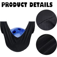 Bowling Pinball Cleaning Bag,Microfiber Bowling Ball Cleaner,Washable Bowling Ball Holder Bag