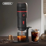 Hibrew Portable Coffee Machine For Car &amp; Home,DC12V Expresso Coffee Maker Fit Nexpresso Dolce Pod Capsule Coffee Powder H4