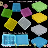 NONEDYODYE 18650 Battery Box, Anti-slip Plastic Battery ,  4 AA AA Coloful Rechargeable Battery Cont