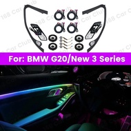 11 Colors Ambient Light For BMW G20 New 3 Series Car LED Speaker Cover Midrange Tweeter HiFi Music S