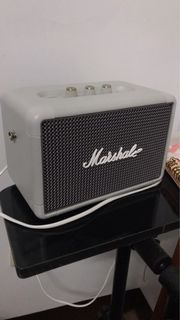 八成新品—Marshall kilburn l白色  Bluetooth 馬歇爾 藍牙喇叭 白色