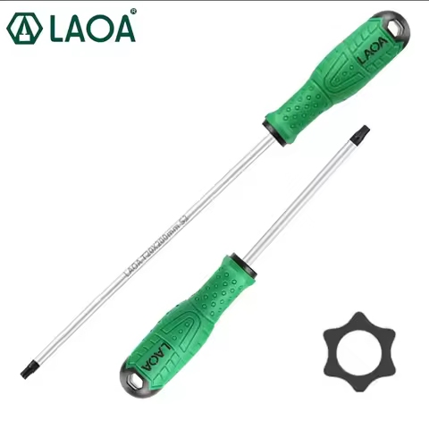 LAOA 1pc Star Screwdriver S2 Industrial Torx Screwdriver Extended Screwdriver