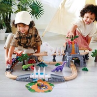 【禮物】德國Hape 火車軌道夜光恐龍組合