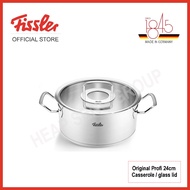Fissler Original-Profi Collection® 24cm Casserole with glass lid - 084-139-24-000/0
