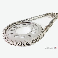 FZ16 Sniper 150 Mxi TFX150/MSLAZ  (14T-42T X 428-130L) Osaki Revo Chain and Sprocket Set (Chrome) [M