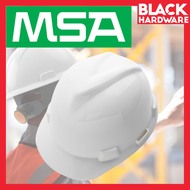 Black Hardware MSA V-Gard  Topi Keselamatan Safety Protective PPE Impact Ratchet Adjustable Helmet H