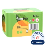 Fuze Tea Flavoured Tea Can Drink - Mango Green Tea
